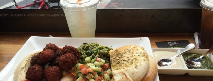 Taïm Falafel and Smoothie Bar is one of NY Faves.