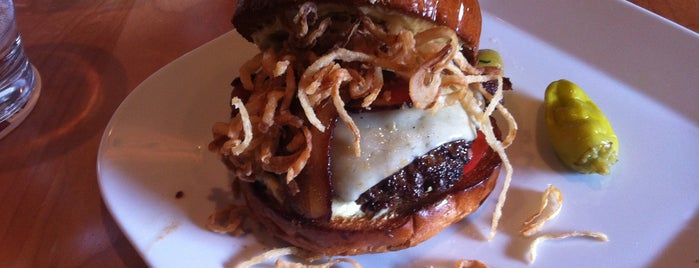 Romer's Burger Bar is one of Sunny patios in Yaletown.