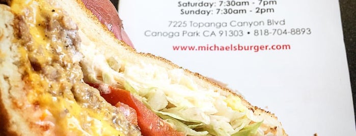 Michael's Burgers is one of California - In & Around L.A. & Hollywood.