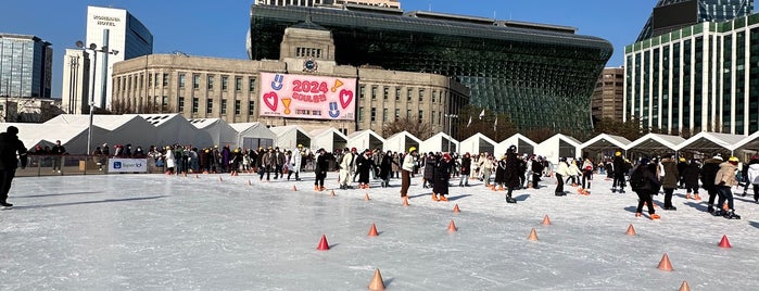 Seoul Plaza Ice Skating Rink is one of 코리아.