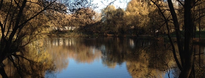 Леоновский пруд is one of Tempat yang Disukai Liza.