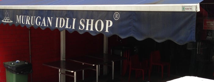 Murugan Idli Shop is one of สถานที่ที่บันทึกไว้ของ Ian.