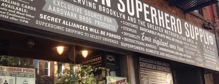 Brooklyn Superhero Supply Co. is one of Comic Con.