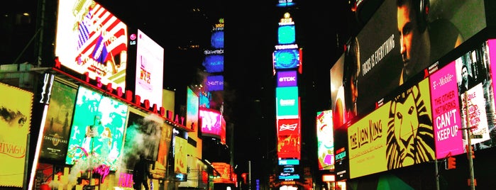 Red Stairs Times Square is one of Must See NYC.