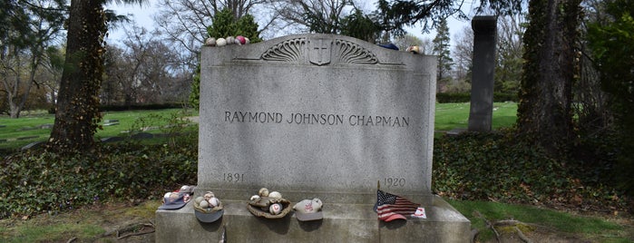 Ray Chapman Gravesite is one of CLE.