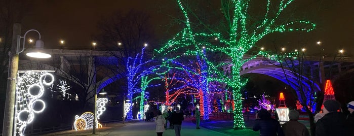 Cleveland Metroparks Zoo is one of CLE Christmas.