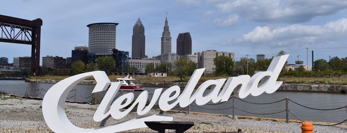 Cleveland Script Sign is one of CLE Public Art.