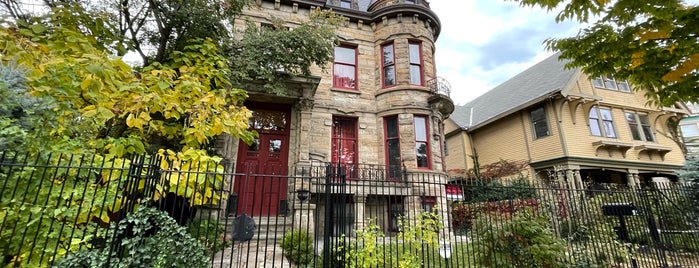 Tiedemann House (aka Franklin Castle) is one of Haunted and Weird Travel.