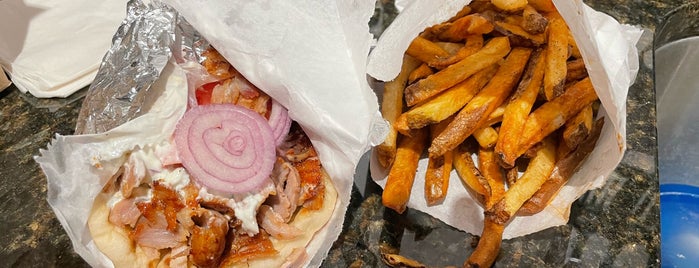 The Greek Village Grille is one of Gyros.