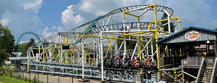 Motocoaster is one of Darien Lake Theme Park.