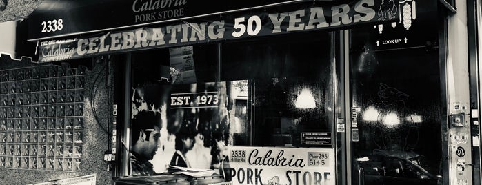 Calabria Pork Store is one of Bronx Tour.