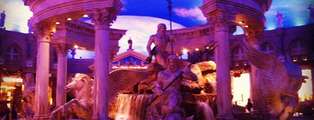The Forum Shops at Caesars Palace is one of Las Vegas.