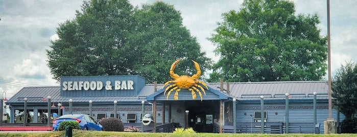 The Crab Hut Cajun Seafood is one of Lugares guardados de K.