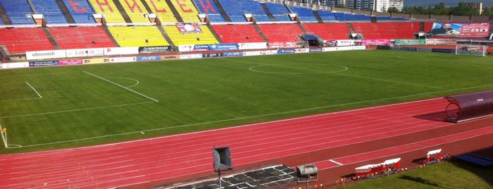 Центральный стадион is one of Tempat yang Disimpan Яна.