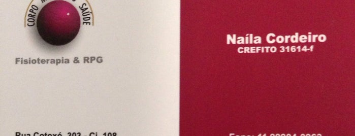 Fisioterapia/Osteopatia Naíla Cordeiro is one of Health&Medical.