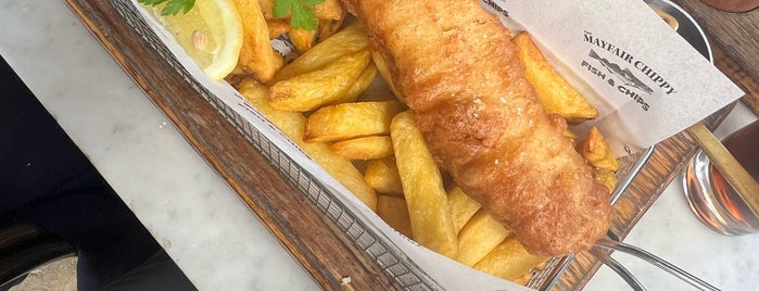 The Mayfair Chippy is one of London Fish.