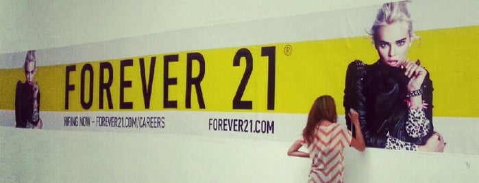 Forever 21 is one of My been-to list.