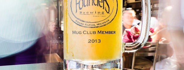Founders Brewing Co. is one of place to try beer.