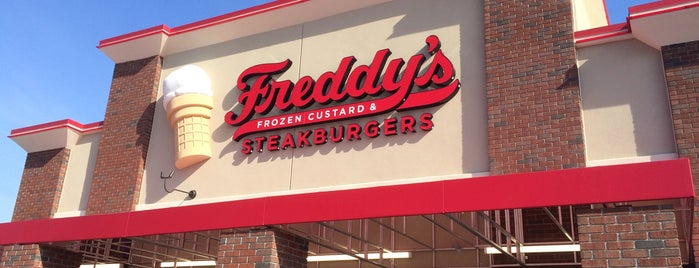 Freddy's Frozen Custard & Steakburgers is one of Lugares guardados de Ryan.
