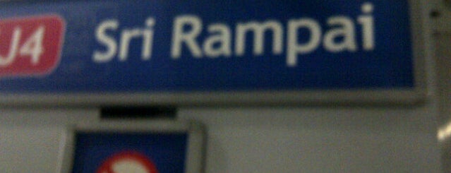 RapidKL Sri Rampai (KJ4) LRT Station is one of Go Outdoor, MY #4.