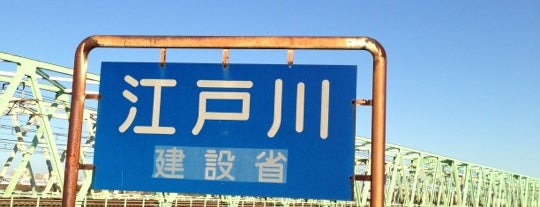Shin-Katsushika Bridge is one of 江戸川CR.