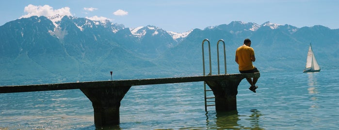 Plage De La Maladaire is one of Montreux & Vevey.