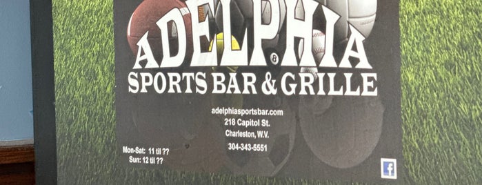 Adelphia Sports Bar & Grille is one of Charleston, wv.
