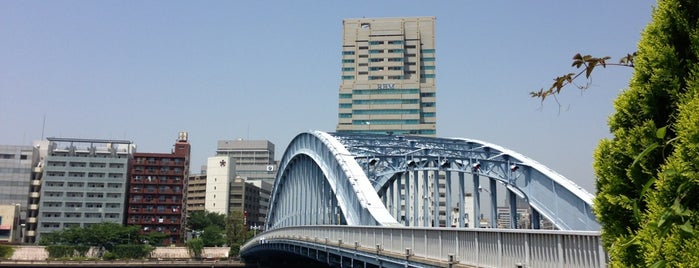 Eitai Bridge is one of 山田守の建築 / List of Mamoru Yamada buildings.