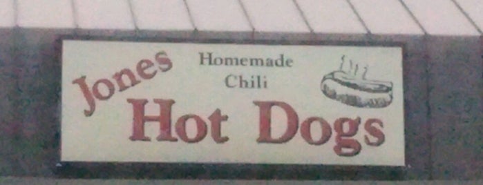 Jones Hotdogs is one of Hot dogs.