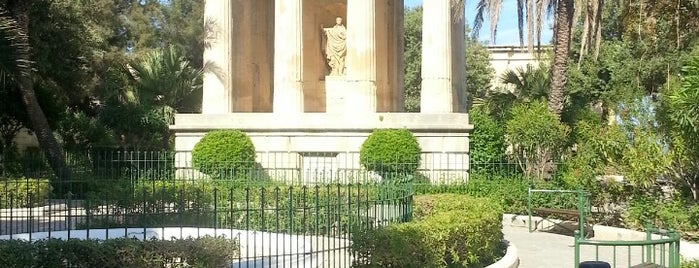 Lower Barrakka Gardens is one of Maltese Falcon Millenium.