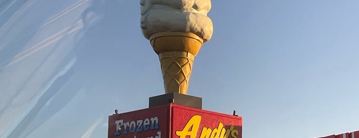 Andy's Frozen Custard is one of Adventure time.