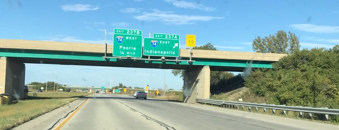 I-74 & I-57 is one of Highways.