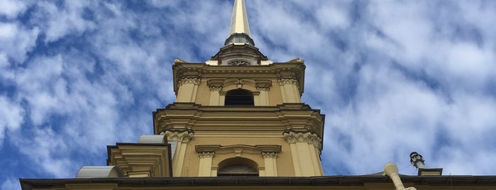 Peter and Paul Cathedral is one of RUS Saint Petersburg.