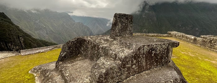 Intihuatana is one of Machu Picchu.