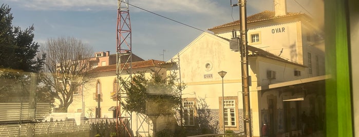 Estação Ferroviária de Ovar is one of Rede de transportes.