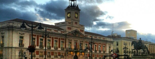 Puerta del Sol is one of Madrid!.