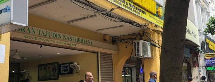Restoran Tajudin Nasi Beriani is one of Lugares favoritos de Tracy.