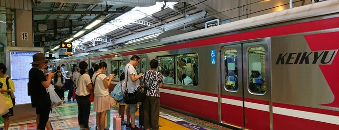 Keikyu Shinagawa Station (KK01) is one of 駅.