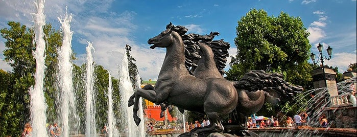 Фонтан с четвёркой лошадей is one of Московские места, что по душе..