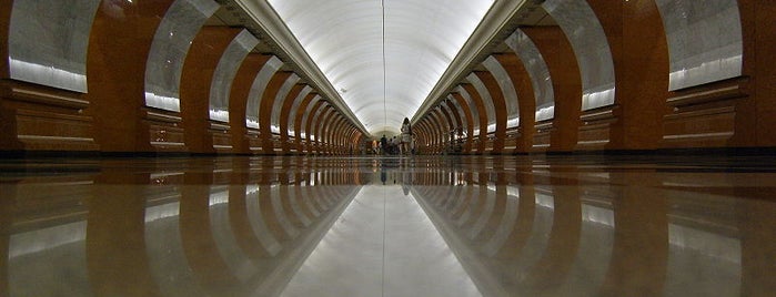 metro Park Pobedy is one of Калининско-Солнцевская линия (8) - жёлтая.