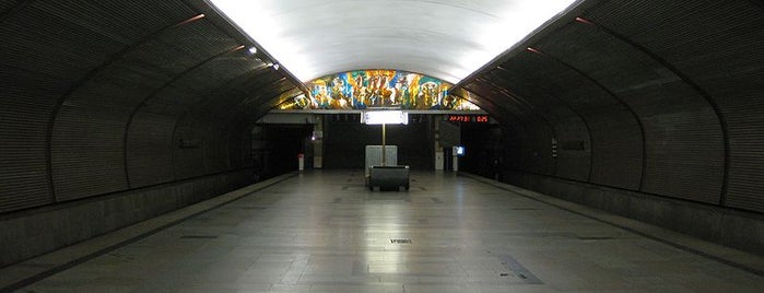 metro Cherkizovskaya is one of Московское метро | Moscow subway.