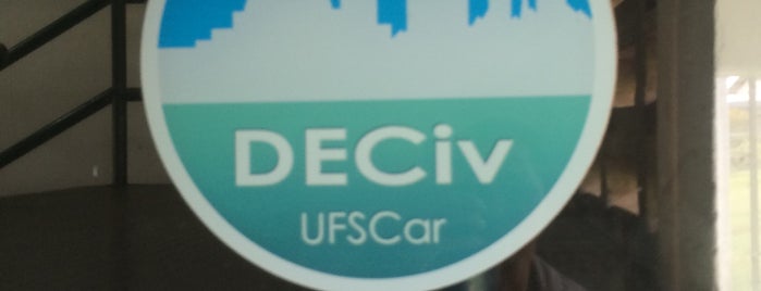 Departamento de Engenharia Civil (DECiv) is one of UFSCar.