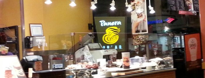 Panera Bread is one of Places to work.