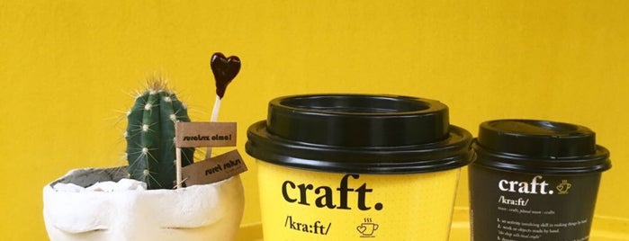 Coffee Craft Town is one of Yemek Ve Kitap'ın Beğendiği Mekanlar.
