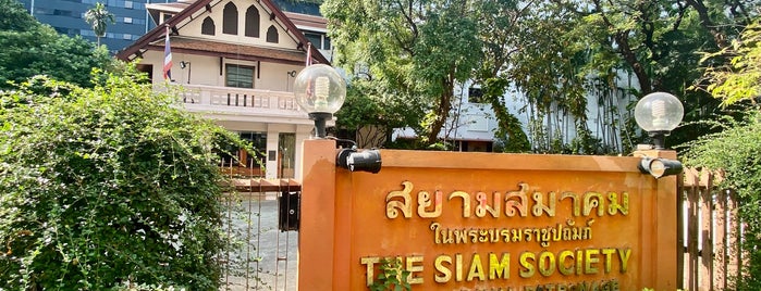 The Siam Society is one of Places.