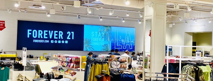 Forever 21 is one of South Coast Plaza.