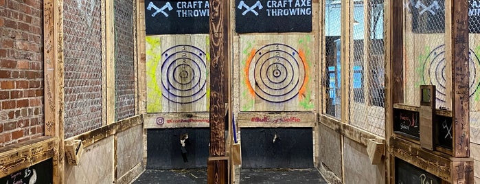 Craft Axe Throwing is one of Greenville sc.