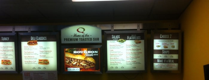 Quiznos is one of Seattle - Baltimore.