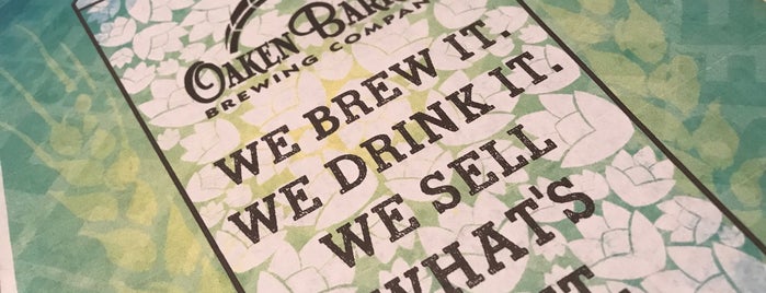 Oaken Barrel Brewing Company is one of Lieux qui ont plu à John.