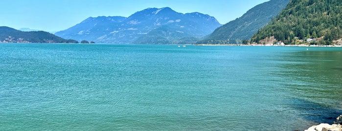 Harrison Hot Springs Lagoon is one of Vancouver.